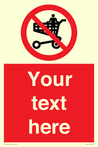 Custom prohibition no standing in trolley